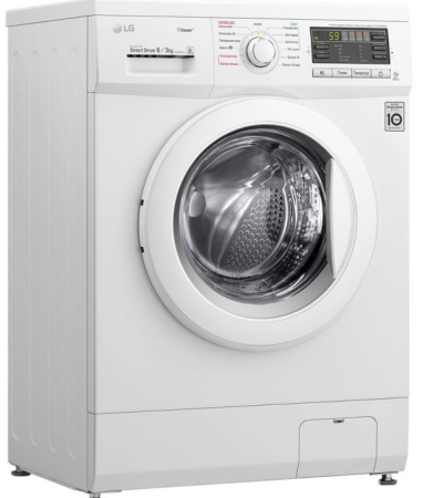 Стиральная машина LG F1296CDS0X (РФ) с сушкой фото