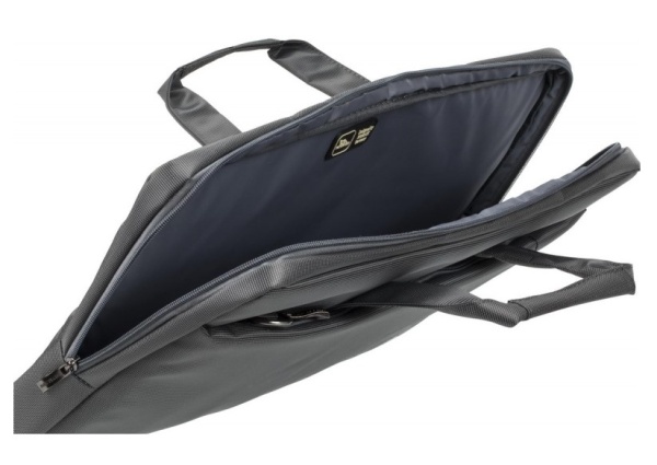 Сумка для ноутбука 17.3" Riva 8251 серый полиэстер фото