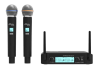 Набор беспроводных микрофонов RITMIX RWM-222 черный фото