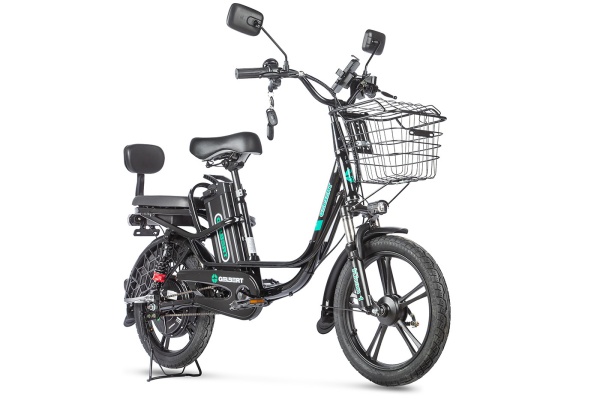 (м) Электровелосипед Gelbert Khan 2 (Черный-3133) фото