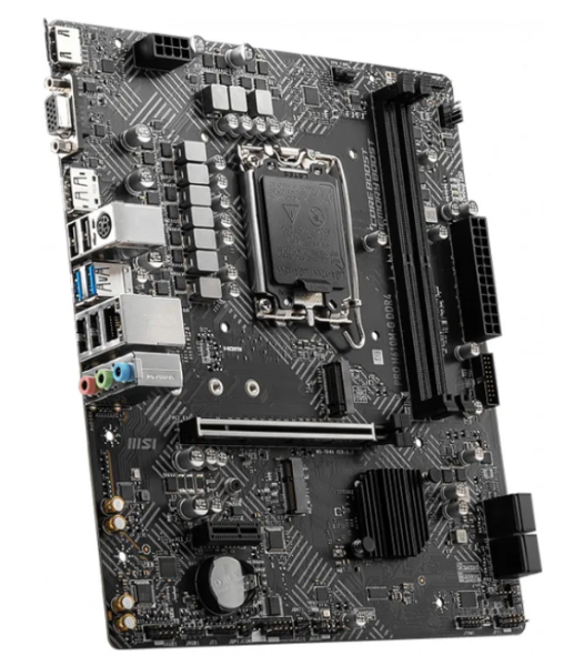Материнская плата MSI PRO H610M-E DDR4 <S-1700 Intel H610 2xDDR4 mATX GbLAN+VGA+HDMI> фото