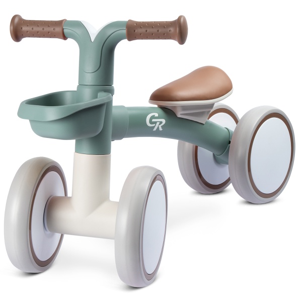 Беговел 4х кол City-Ride CR-BB-01GN. Алюминиевая рама, мягк. регул. сиденье, колеса 7" EVA, корзинка купить ЦИТ Беговел 4х кол City-Ride CR-BB-01GN. Алюминиевая рама, мягк. регул. сиденье, колеса 7" EVA, корзинка фото