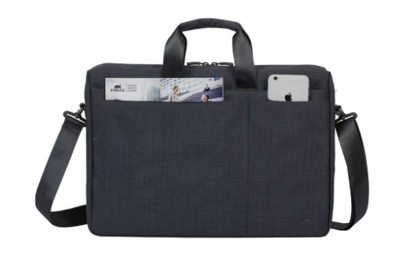 Сумка для ноутбука 17.3" Riva 8355 черный полиэстер фото