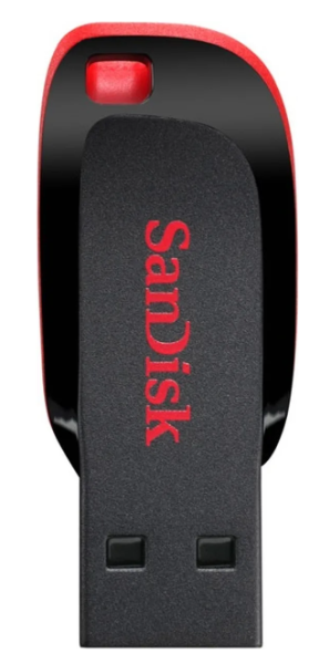 USB флеш-накопитель 16Gb Sandisk Cruzer Blade black USB 2.0 (SDCZ50-016G-B35) фото