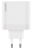 Сетевое зарядное устройство PERO TC17  USB-A QC 3.0 + USB-C PD + USB-C PD 65W белый ТС17W фото