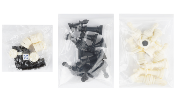 Набор игр ТРИ СОВЫ 3в1 "Нарды, шашки, шахматы", пластиковые магнитные фигуры с доской 24*24см фото