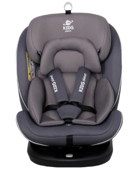 Автокресло детское KIDS PLANET "STARSHIP ISOFIX", гр. 0+/I/II/III, 0-36 кг, 0-12 лет, циркон KRES360 фото