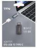 Переходник TFN OTG USB3.0->Type-C, серый (TFN-AD-USB3USBCOTG) фото