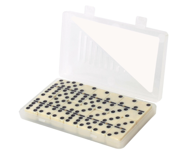 Игра настольная "ДОМИНО", пластиковый кейс, 17x10см, ЗОЛОТАЯ СКАЗКА, 662296 фото