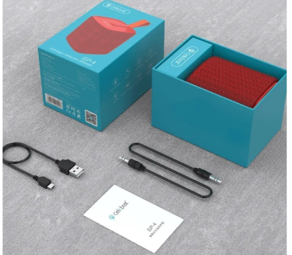 Колонка Bluetooth YISON CELEBRAT SP-4 красный фото