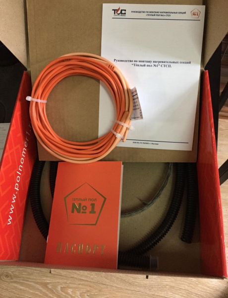Нагревательная секция "Теплый пол №1" СТСП-26,8-375 (2,5-2,9 м²) купить ЦИТ Нагревательная секция "Теплый пол №1" СТСП-26,8-375 (2,5-2,9 м²) фото