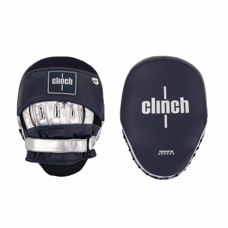 Лапы Clinch Shock Absorb Mitt темносине-серебристые фото