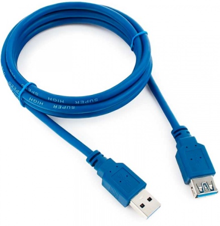 Удлинитель USB 3.0, 1,8 м Cablexpert CCP-USB3-AMAF-6 фото