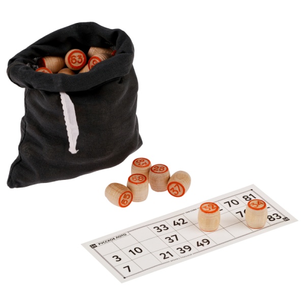 Игра настольная ТРИ СОВЫ "Русское лото", с бочонками, картонная коробка фото