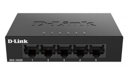 D-Link 10/100/1000mbps 5-port DGS-1005D фото