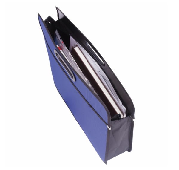 Сумка пластиковая BRAUBERG А4+, 390*315*70 мм, на молнии, внешний карман, фактура бисер, син, 225167 купить ЦИТ Сумка пластиковая BRAUBERG А4+, 390*315*70 мм, на молнии, внешний карман, фактура бисер, син, 225167 фото