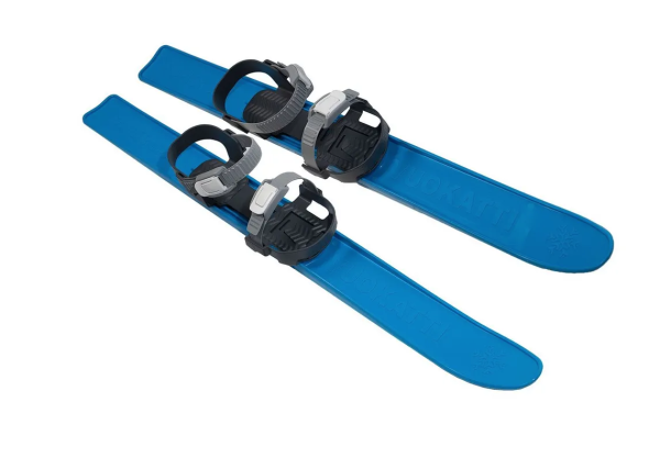 Лыжный комплект детский VUOKATTI с палками 75/75 (Blue) фото