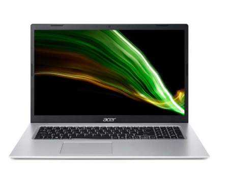 Ноутбук Acer Aspire A317-53G-388S Core i3-1115G4/8Gb/256Gb SSD/MX350 2Gb/17.3"FHD IPS/noOS/silver фото