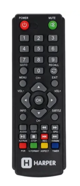 Ресивер эфирный цифровой HARPER HDT2-1202 фото