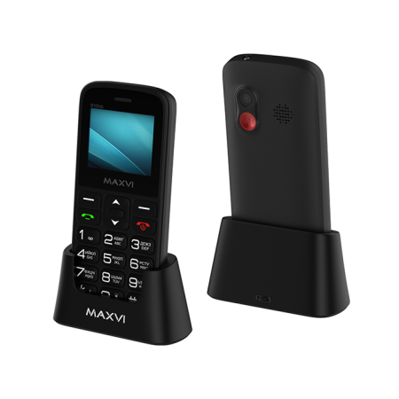 Мобильный телефон MAXVI B100ds Black (Черный) фото