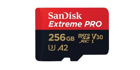 Карта памяти MicroSD 256GB SanDisk Extreme Pro A2 V30 UHS-I U3 (200 Mb/s) SDSQXCD-256G-GN6MA фото