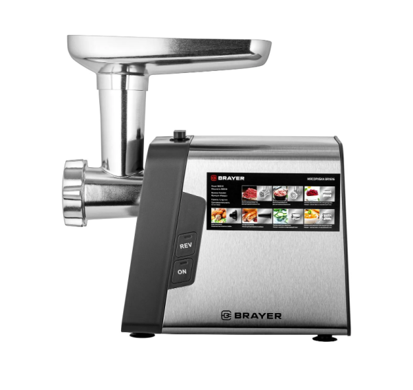 Мясорубка BRAYER BR1616 (шинковки) фото