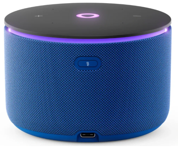 Умная колонка Яндекс Станция Мини 3 Про Zigbee синяя (YNDX-00059BLU) фото