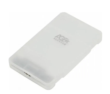Внешний корпус HDD AgeStar 3UBCP1-6G SATA пластик белый 2.5" фото