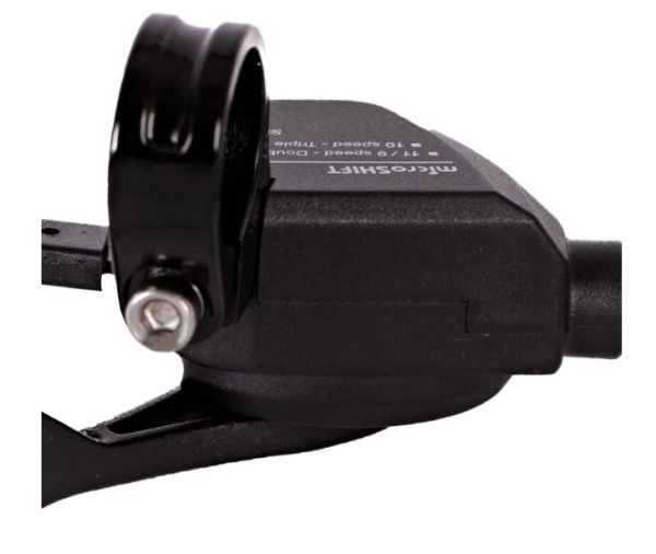 Шифтер Microshift SL-M850-L3, левый, 3 ск., трос 1800 мм, черный Х112474 фото