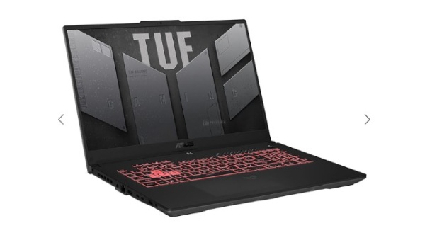 Ноутбук Asus TUF Gaming A17 FA707NUG-HX182 17.3"FHD(1920x1080) IPS/Ryzen 7 7445HS 6с/16Gb/512Gb SSD/ фото