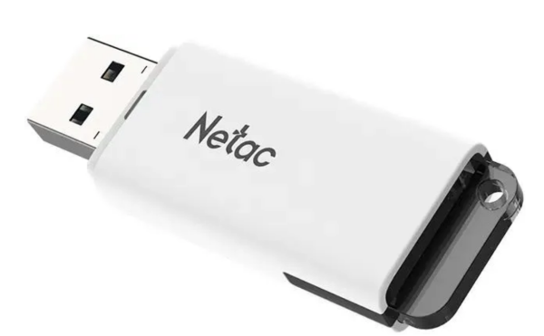 USB флеш-накопитель 64Gb Netac U185 белый USB 3.0 (NT03U185N-064G-32WH) фото
