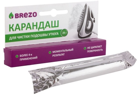 Карандаш-очиститель для утюга BREZO 97025, 25г. фото