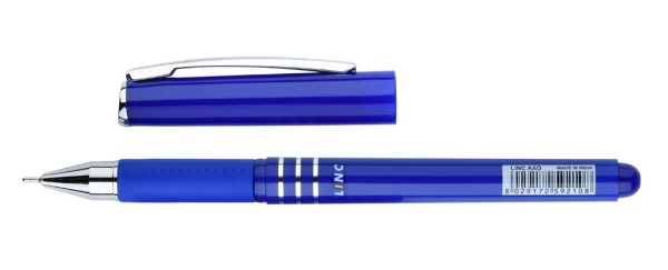 Ручка шариковая LINC АХО 0,7мм синяя резин. грип. цв.корпус купить ЦИТ Ручка шариковая LINC АХО 0,7мм синяя резин. грип. цв.корпус фото
