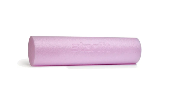 Ролик для йоги и пилатеса STARFIT FA-501 15x60 см, розовый пастель фото