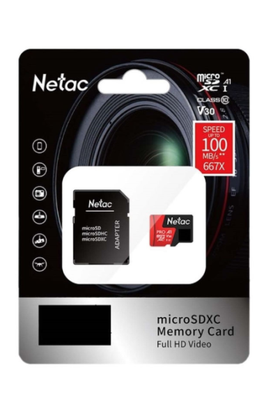 Карта памяти MicroSD 16GB Netac Extreme Pro (NT02P500PRO-016G-R) фото