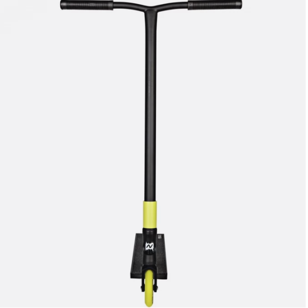 Самокат трюковый NOVATRACK 110A.CROW10.BK24 Crow 10, 110 мм, SCS, алюминий, черный с зеленым фото