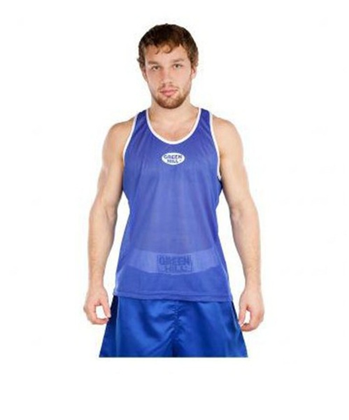 Майка боксерская Green Hill CLUB синий BVC-6310 (XL) фото
