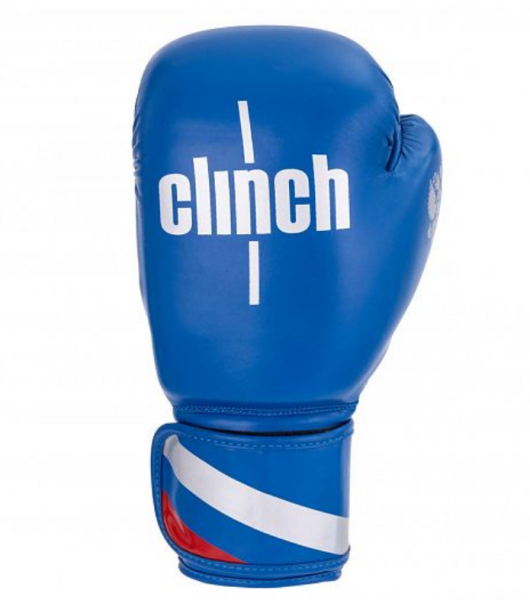 Перчатки боксерские Clinch Olimp синие (вес 10 унций) фото