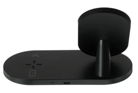 Беспроводное зарядное устройство CANYON WS-202 2в1 Черный (TB2CNSWCS202B) фото