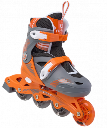 Ролик. коньки RIDEX Swipe Orange, пласт.рама (S (31-34)) фото