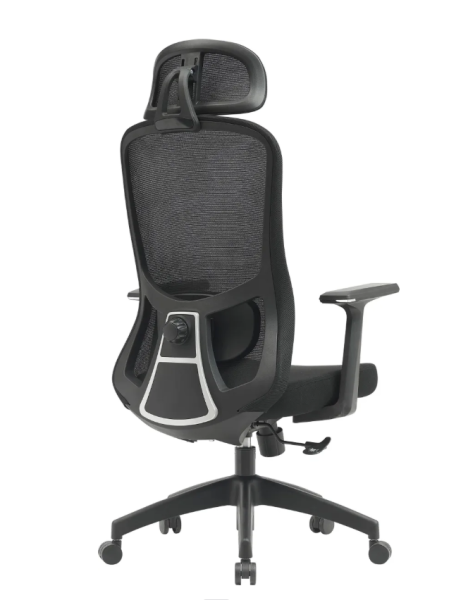 Кресло Cactus CS-MC515-BK черный сиденье черный сетка/ткань с подголов. крестов. пластик пластик чер фото