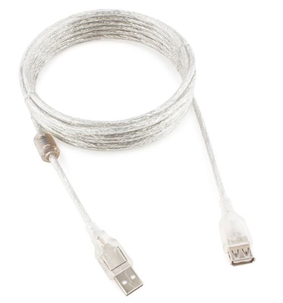 Удлинитель USB 2,0 0.75м Cablexpert CCF-USB2-AMAF-TR-0.75M фото