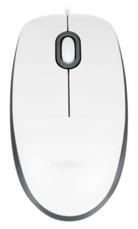 Мышь Logitech M100 white optical USB (910-005004/910-006764) фото