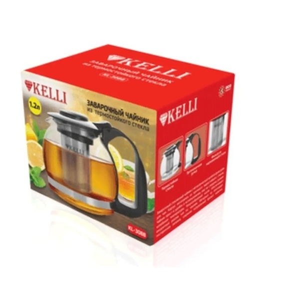 Чайник заварочный KELLI KL-3088 1,2л купить ЦИТ Чайник заварочный KELLI KL-3088 1,2л фото