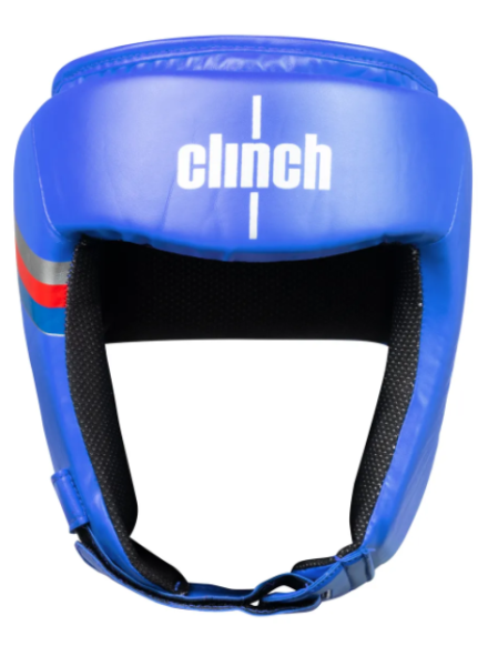 Шлем боксерский "Clinch Olimp" синий р.S фото