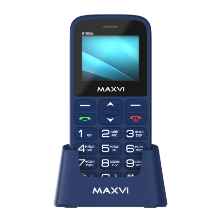 Мобильный телефон MAXVI B100ds Blue (Синий) фото