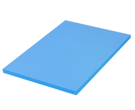 Бумага цветная BRAUBERG, А4, 80г/м, 100 л, интенсив, синяя, для офисной техники, 112453 фото