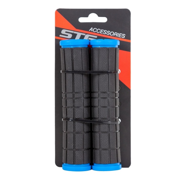 Грипсы STG SZ-068, черный с синим Х108425 фото