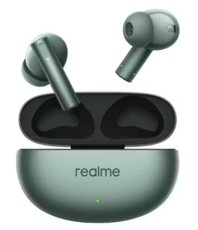 Беспроводные bluetooth наушники Realme Buds Air 6 зеленый  (631209000124) фото