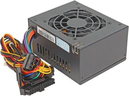 Блок питания Aerocool 400W SX-400, SFX, 24-Pin, 4+4-Pin,  3x SATA, 1x MOLEX, 80mm fan фото